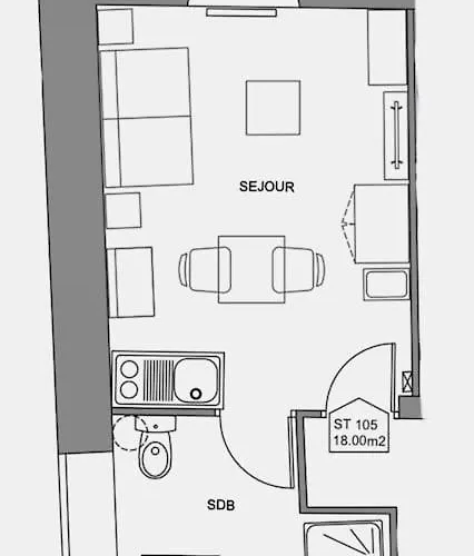 Апартаменты 105 Immeuble Perseverance